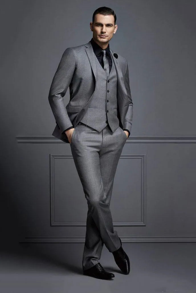 Groom Slim Fit 3-piece Tuxedo