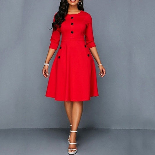 Loyola Red Dress
