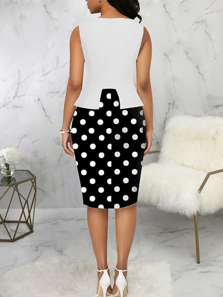 Two-piece Polka Dot Outfit