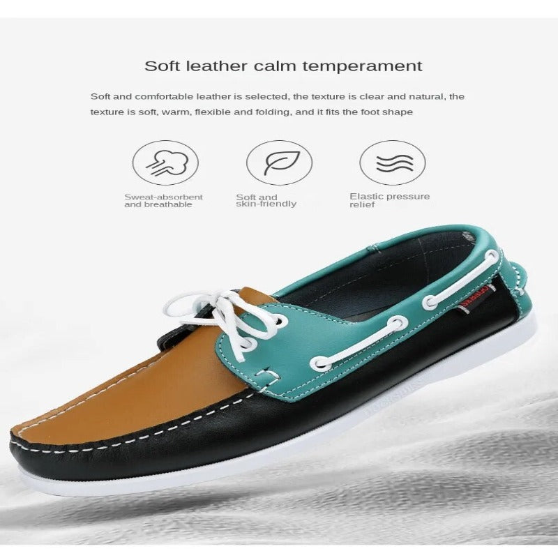 Casual Leather Dockside Loafers