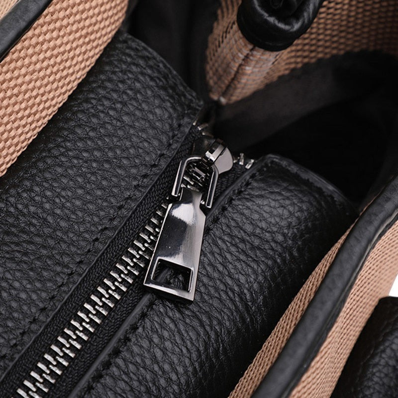 Ortensia Plaid Zipper Handbag