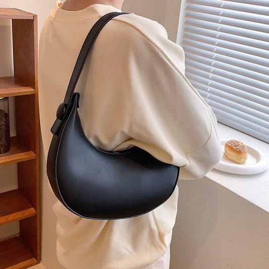 Armpit Crescent Leather PU Bag