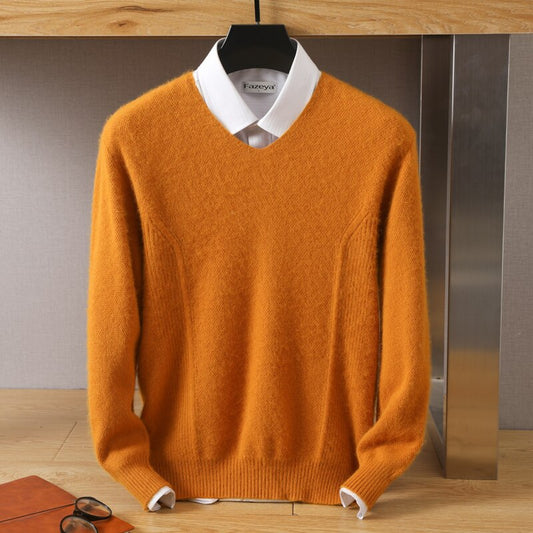 Cashmere Sweater V-Neck Pullovers