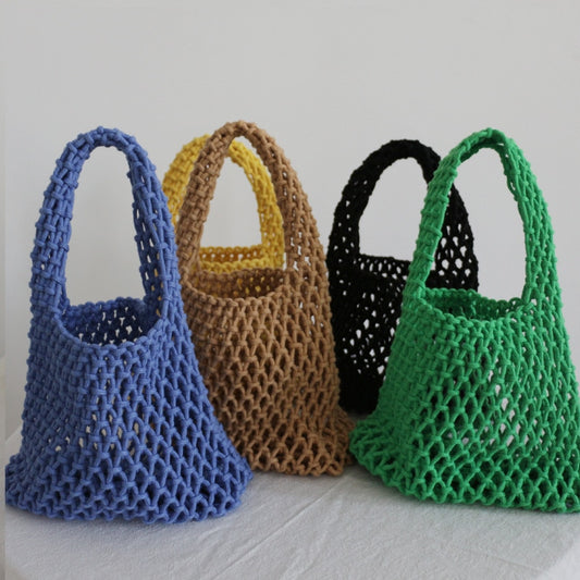 Cotton Rope Crochet Hand Knit handbag