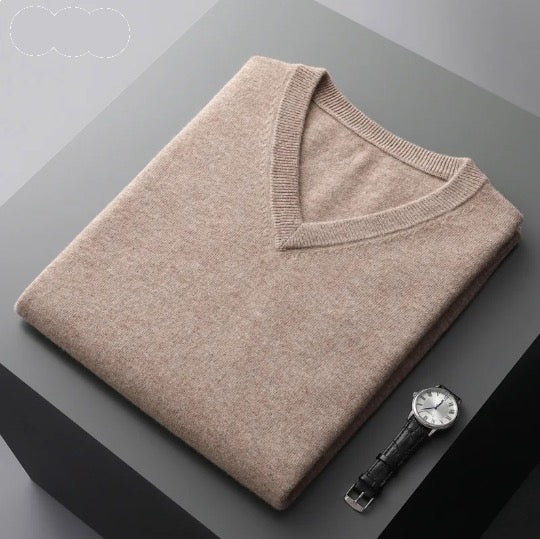 Wool Cashmere Sleeveless Sweater