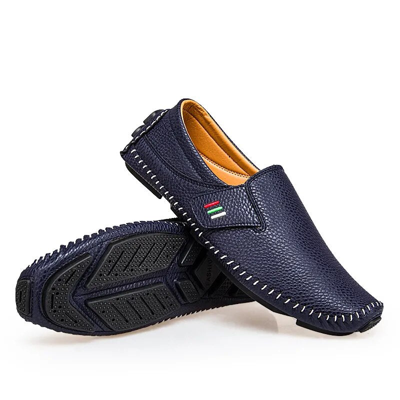 Lichte casual zwarte loafers