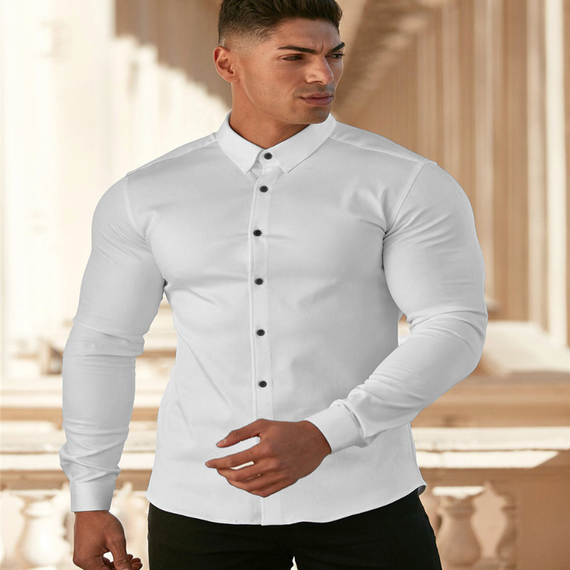 White Casual Body Shirt