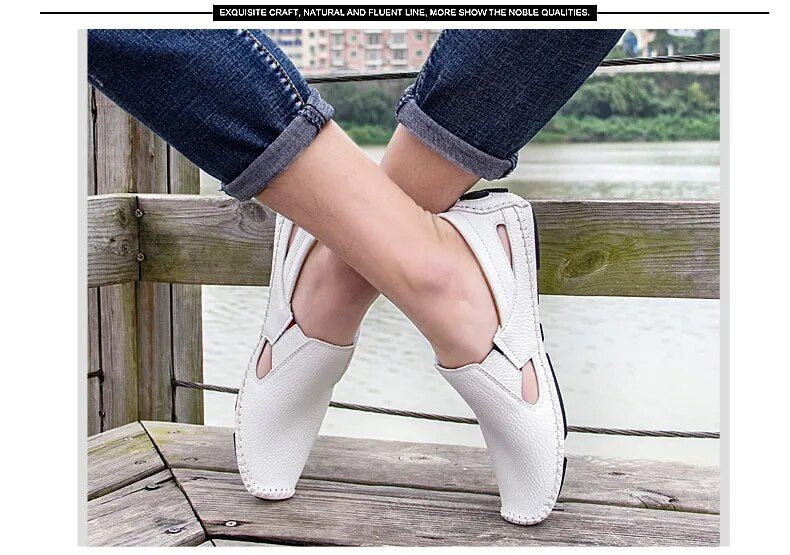Casual White Hollow Shoes