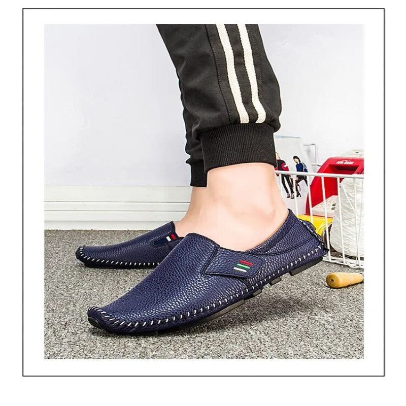 Light Casual Black Loafers