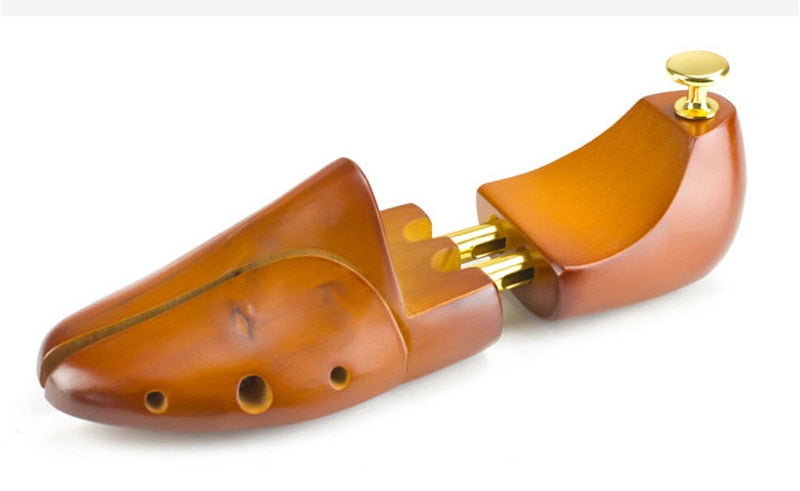 調節可能な無垢材の靴ストレッチャー