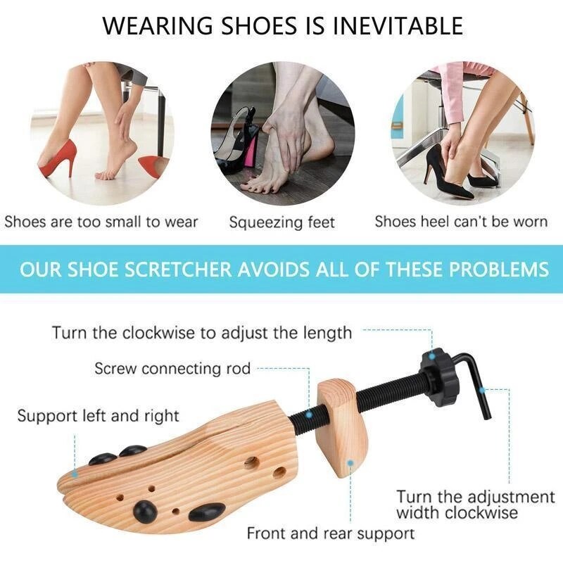 Forma per scarpe in legno antiruggine