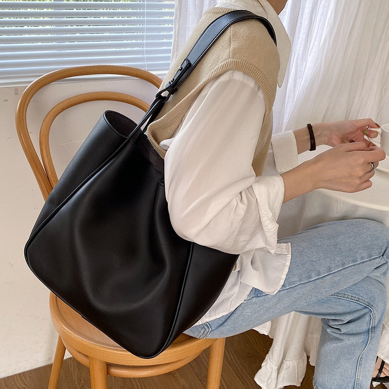 Sac à bandoulière en cuir pour dame