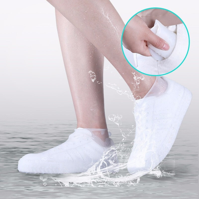 再利用可能な防水シリコン靴カバー