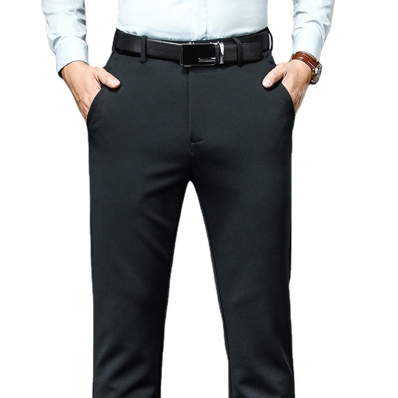 Pantalones de traje de negocios masculinos