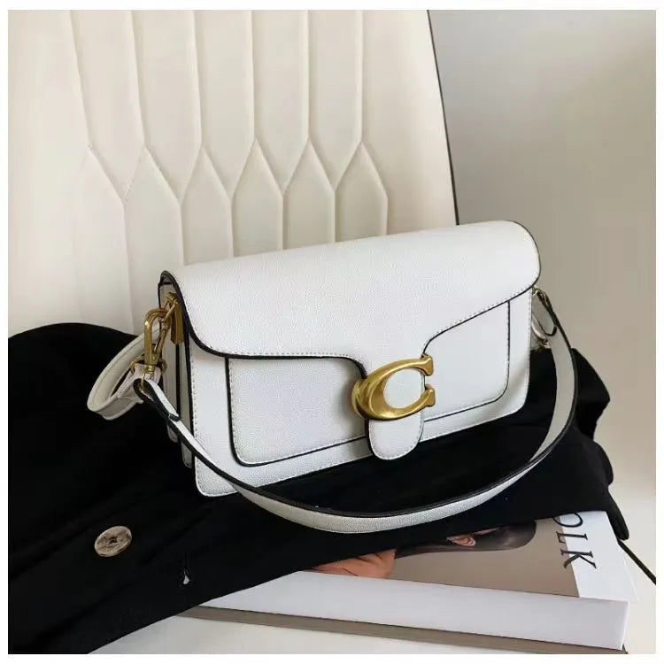 White Magnetic Casual Tote Handbag