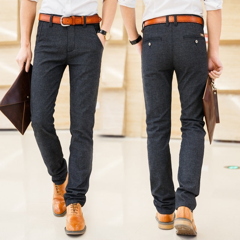 Slim Casual Pants Stretch