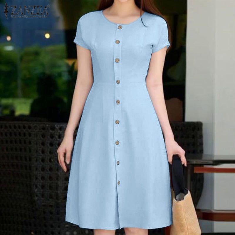 Light Blue Fashion Dress