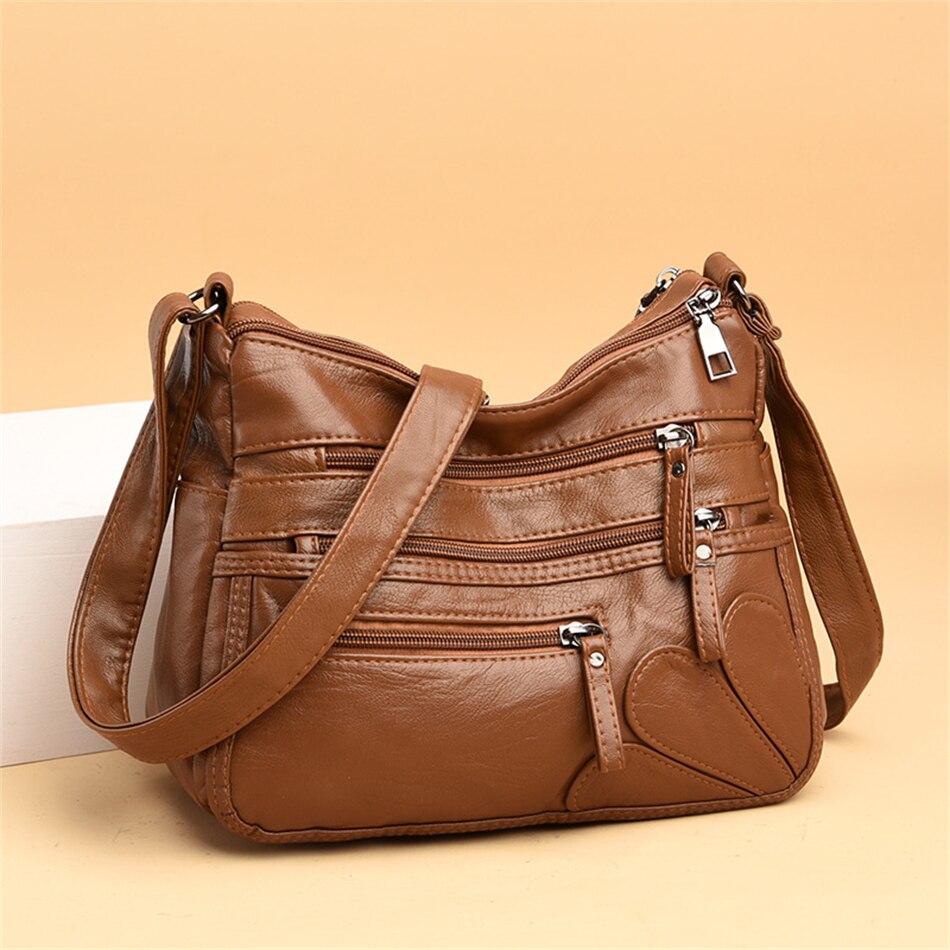 Burgundy MultiLayer Pocket Bag